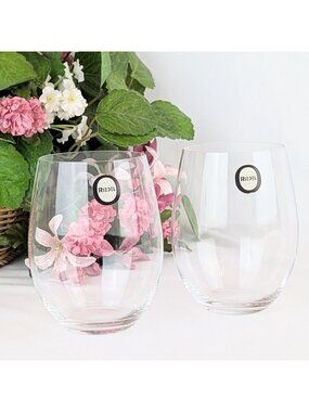 Set of 2 Riedel O Wine Tumblers Cabernet Merlot 21oz Premium Lead-Free Crystal